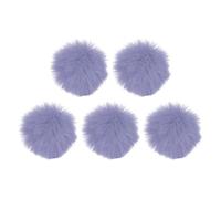 sourcing map Lot de 5 bonnettes pour microphone intérieur et extérieur Violet 10 x 55 mm