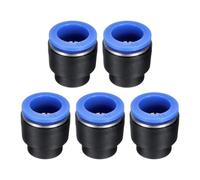 sourcing map Lot de 5 bouchons d'obturation pneumatiques étanches pour systèmes à air comprimé 16 mm