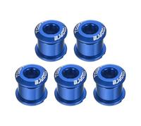 sourcing map Lot de 5 boulons de pédalier M8 en alliage d'aluminium pour vélo de route, VTT, bleu