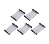 sourcing map Lot de 5 câbles plats IDC à 50 broches, pas de 2,54 mm, longueur 10 cm, double connecteur femelle FC vers FC, câble plat pour électronique industrielle, gris