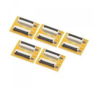 sourcing map Lot de 5 cartes d'extension FFC FPC - Connecteur de disque dur à 20 broches - Pas de 0,5 mm - Un côté pour imprimante 3D LCD, appareil photo, DVD, TV, ordinateur portable et audio