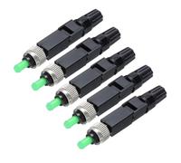 sourcing map Lot de 5 connecteurs rapides FC/APC, câble fibre optique monomode, connecteurs rapides FC pour réseau CATV, lot de 5