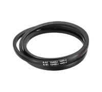 sourcing map Lot de 5 courroies en caoutchouc enveloppées A61, section A, 160 cm de circonférence extérieure x 1,3 cm de largeur x 0,8 cm d'épaisseur, courroie de transmission d'énergie industrielle