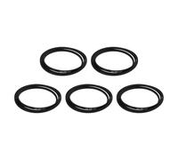 sourcing map Lot de 5 courroies en caoutchouc enveloppées A83, section A, 215,9 cm de circonférence extérieure x 1,3 cm de largeur x 0,8 cm d'épaisseur, courroie de transmission d'énergie industrielle