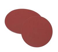 sourcing map Lot de 5 disques abrasifs de 25,4 cm, grains 1000 en oxyde d'aluminium auto-agrippant, papier abrasif rond sans trou, peinture de voiture, bois, métal