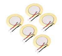 sourcing map Lot de 5 disques piezo 35 mm pour micro acoustique, transducteur, déclencheur, buzzer, tambour, guitare