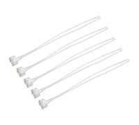 sourcing map Lot de 5 douilles d'ampoule AC/DC 12-250 V 2 A 20 cm de long pour ampoules LED GU5.3 G4 MR16 MR11
