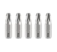 sourcing map Lot de 5 embouts de tournevis Pozi PZ3 à tige hexagonale de 6,35 mm de long - Embouts hexagonaux cruciformes magnétiques à fente en acier S2 pour tournevis électrique à percussion, outils