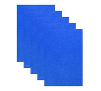 sourcing map Lot de 5 feuilles de mousse EVA scintillantes bleu foncé, 20,3 x 30,5 cm, feuilles de papier EVA scintillantes pour projets d'artisanat, scrapbooking, cadeau, carte à faire soi-même