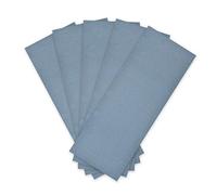 sourcing map Lot de 5 feuilles de papier abrasif imperméables à sec et humides - Grain 8000 - 9,1 x 22,9 cm - Pour bois, meubles, polissage du métal