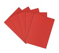 sourcing map Lot de 5 feuilles de papier carton ondulé rouge, 20 x 30 cm, pour travaux manuels et projets de bricolage