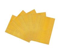 sourcing map Lot de 5 feuilles de papier ondulé brillant A4 doré métallisé, 21,1 x 29,7 cm, pour loisirs créatifs, scrapbooking, boîte cadeau