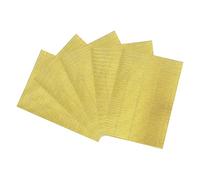 sourcing map Lot de 5 feuilles de papier ondulé brillant A4 doré métallisé, 21,1 x 29,7 cm, pour loisirs créatifs, scrapbooking, boîte cadeau