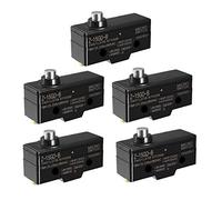sourcing map Lot de 5 micro-commutateurs Z-15GD-B 1NO + 1NC à manche court