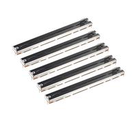 sourcing map Lot de 5 potentiomètres linéaires droits à double glissière linéaire 8 broches B10Kx2 128 mm (L) 100 mm Voyage 8 x 8 mm Poignée Fader Variable Résistances Mélangeurs Potentiomètre