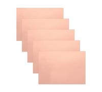 sourcing map Lot de 5 rubans adhésifs conducteurs en feuille de cuivre, 175 mm de large x 250 mm de long, 0,05 mm d'épaisseur, barrière de protection contre les limaces pour guitares en vitrail à