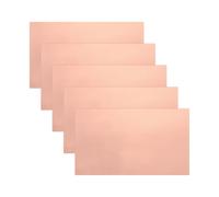 sourcing map Lot de 5 rubans adhésifs conducteurs en feuille de cuivre, 175 mm de large x 300 mm de longueur, 0,05 mm d'épaisseur, barrière de protection contre les limaces pour guitares en verre