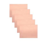 sourcing map Lot de 5 rubans adhésifs conducteurs en feuille de cuivre, 200 mm de large x 225 mm de long, 0,05 mm d'épaisseur, barrière de protection contre les limaces pour guitares en verre teinté à