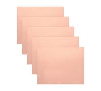 sourcing map Lot de 5 rubans adhésifs conducteurs en feuille de cuivre, 200 mm de large x 250 mm de long, 0,05 mm d'épaisseur, barrière de protection contre les limaces pour guitares en verre teinté à