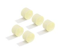 sourcing map Lot de 5 serpentins en papier crépon - 25 m de long - 4,4 cm de large - Pour fête d'anniversaire, mariage, Thanksgiving, Noël, bricolage - Crème