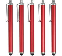 sourcing map Lot de 5 stylets universels pour écrans tactiles - Haute sensibilité - Pour téléphone et tablette - Noir