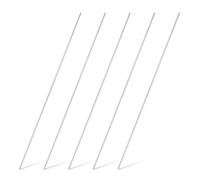 sourcing map Lot de 5 tiges rondes en acier inoxydable 316 de 3 mm de long, 350 mm de long, barres rondes en acier massif pour projets de bricolage industriel et travail du métal