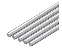 sourcing map Lot de 5 tiges rondes en aluminium 6061 de 13 mm de diamètre, 305 mm de long, pour industrie, construction, loisirs créatifs