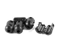 sourcing map Lot de 5 UF50B 6 mm de diamètre à filtres antiparasites EMI et RFI en Ferrite