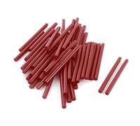 sourcing map Lot de 50 Bâtons colle thermofusible adhésifs pour pistolet à colle thermofusible rouge 7 x 100 mm pour modèle artisanal