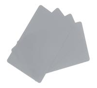 sourcing map Lot de 50 cartes vierges en PVC de 30 mm, cartes de crédit vierges en plastique imperméables et impression double face pour imprimante de badges d'identité, graphiques gris