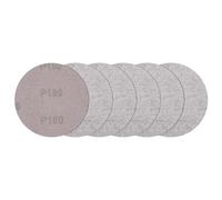sourcing map Lot de 50 disques abrasifs en maille de 125 mm, grain 180, sans poussière, pour cloison sèche et sol