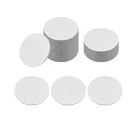 sourcing map Lot de 50 disques en acier inoxydable de 25 mm de diamètre, 1 mm d'épaisseur, plaque métallique ronde et plate pour travaux manuels, estampage, fabrication de bijoux