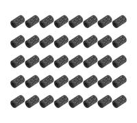 sourcing map Lot de 50 entretoises moletées M2 x 5 mm en aluminium - Écrou de raccord rond - Pour drone RC Quadcopter FPV - Pièces de bricolage (noir, diamètre extérieur de 3,5 mm)