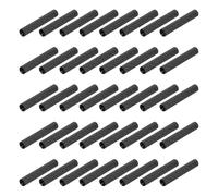 sourcing map Lot de 50 entretoises moletées M3 x 30 mm en aluminium - Écrou de raccord rond - Pour drone RC Quadcopter FPV Drone - Pièces de bricolage (noir, diamètre extérieur 5 mm)