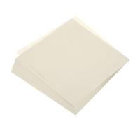 sourcing map Lot de 50 feuilles de papier origami double face pour projets d'artisanat, débutants, décoration de cadeaux, blanc crème, 20 x 20 cm