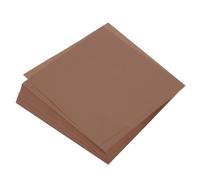 sourcing map Lot de 50 feuilles de papier origami double face pour projets d'artisanat, débutants, décoration de cadeaux, marron 20 x 20 cm