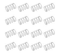 sourcing map Lot de 50 ressorts de compression en acier inoxydable 304, 0,8 mm x 15 mm x 20 mm, petits ressorts pour réparation à la maison, bricolage, atelier et utilisation industrielle (argenté)
