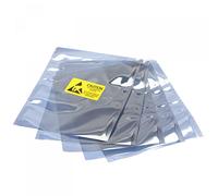 sourcing map Lot de 50 sacs antistatiques avec étiquettes pour disque dur HDD SSD 15 x 20 cm