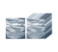 sourcing map Lot de 50 sacs antistatiques double couche refermables pour GPU, disque dur, disque dur, SSD, lumières LED, appareils électroniques, gris foncé semi-transparent 24,9 x 20,1 cm