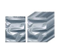 sourcing map Lot de 50 sacs antistatiques refermables double couche pour disque dur GPU, disque dur, SSD, lumières LED, appareils électroniques 16 x 24 cm