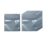 sourcing map Lot de 50 sacs antistatiques refermables double couche pour GPU, disque dur, disque dur, SSD, lumières LED, appareils électroniques 8 x 9 cm