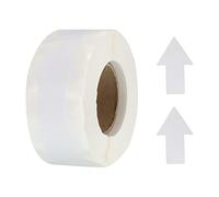 sourcing map Lot de 500 étiquettes autocollantes en forme de flèche blanches de 3,3 x 5,1 cm pour scrapbooking, bricolage, artisanat, organisation d'inventaire