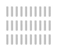 sourcing map Lot de 55 chevilles cylindriques M1 x 6 mm en acier inoxydable 304 pour appareils métalliques, meubles en bois, installation à faire soi-même, argent