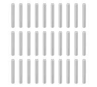 sourcing map Lot de 55 chevilles cylindriques M2 x 16 mm en acier inoxydable 304 pour appareils métalliques, meubles en bois, installation à faire soi-même, argent