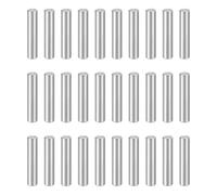 sourcing map Lot de 55 chevilles cylindriques M3 x 15 mm en acier inoxydable 304 pour appareils métalliques, meubles en bois, installation à faire soi-même, argent