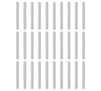 sourcing map Lot de 55 chevilles cylindriques M3 x 35 mm en acier inoxydable 304 pour appareils métalliques, meubles en bois, installation à faire soi-même, argent