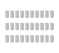 sourcing map Lot de 55 chevilles cylindriques M3 x 6 mm en acier inoxydable 304 pour appareils métalliques, meubles en bois, installation à faire soi-même, argent