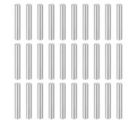 sourcing map Lot de 55 chevilles cylindriques M5 x 40 mm en acier inoxydable 304 pour appareils métalliques, meubles en bois, installation à faire soi-même, argent