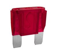 sourcing map Lot de 5Voiture Type de Lame avec revêtement en Plastique Rouge Action Rapide Fusible Maxi 50A 32V