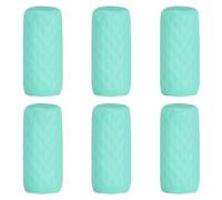 sourcing map Lot de 6 bouchons de bouteille en silicone pour voyage, anti-fuite, élastiques et réutilisables pour la plupart des tailles, articles de toilette essentiels, vert